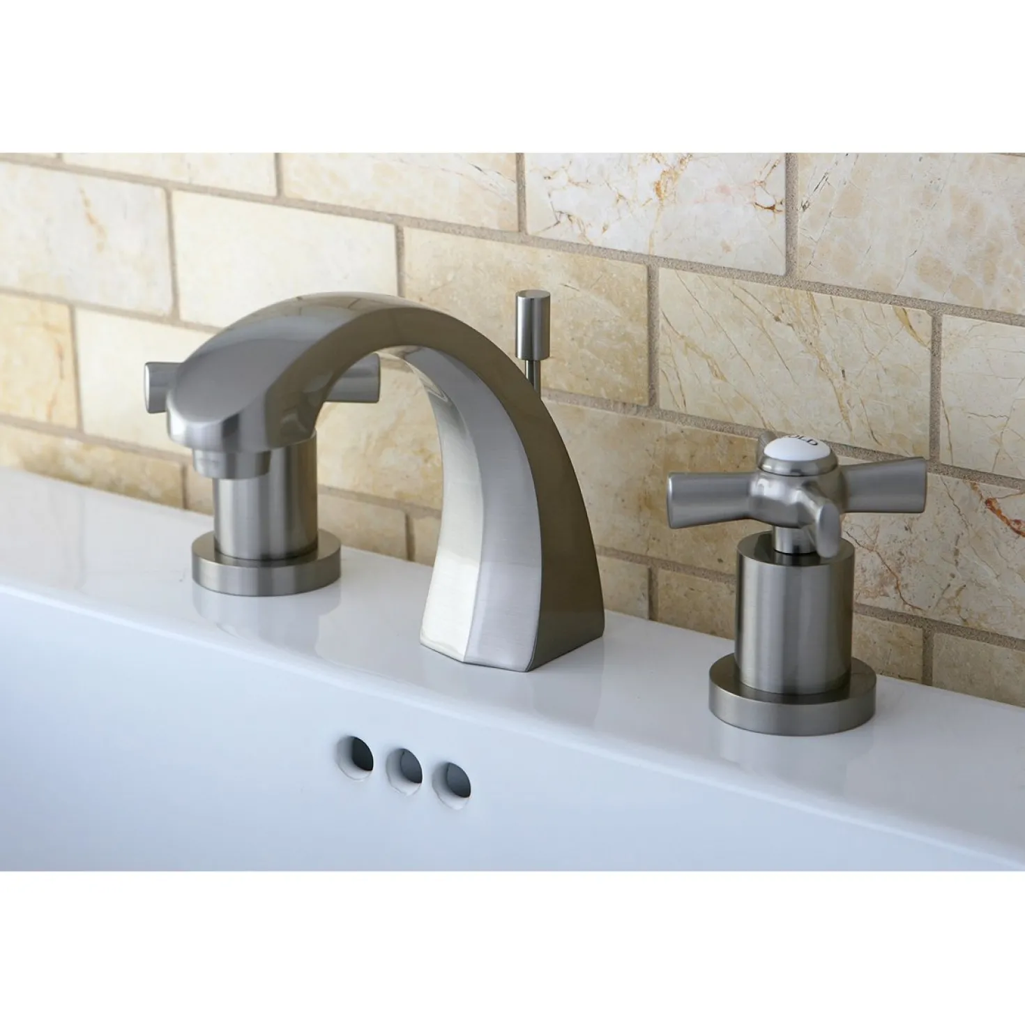 Kingston Brass Millennium 2-Handle 8" Widespread Bathroom Faucet