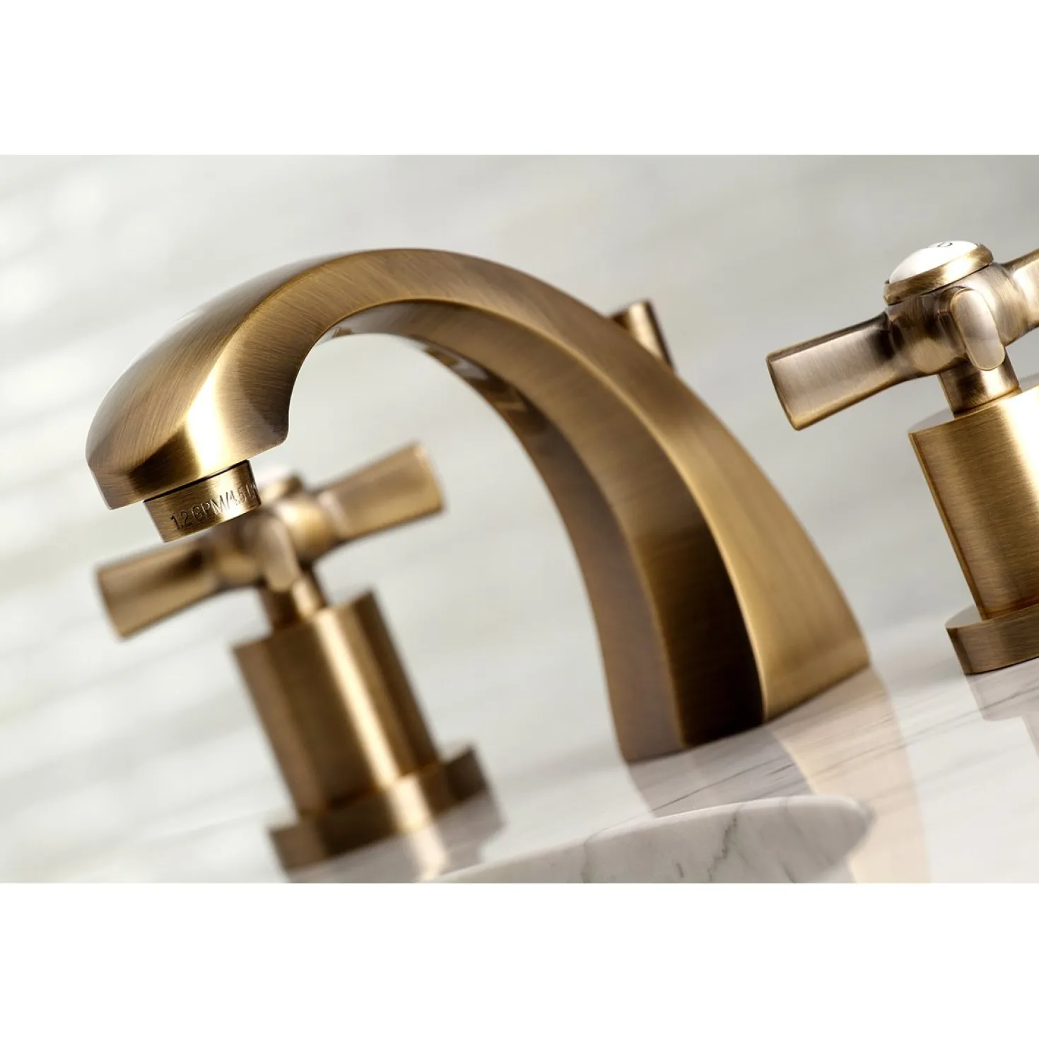 Kingston Brass Millennium 2-Handle 8" Widespread Bathroom Faucet