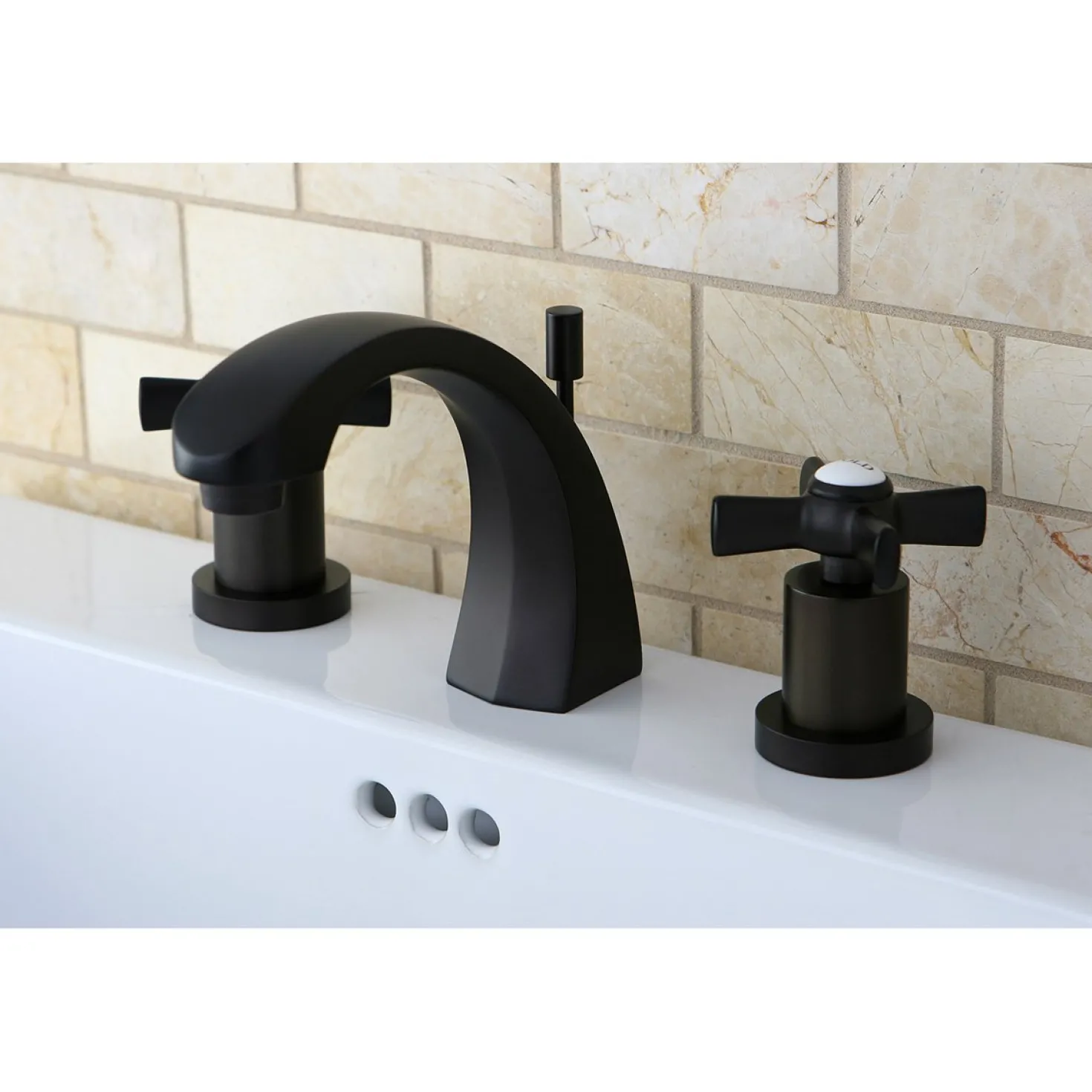 Kingston Brass Millennium 2-Handle 8" Widespread Bathroom Faucet