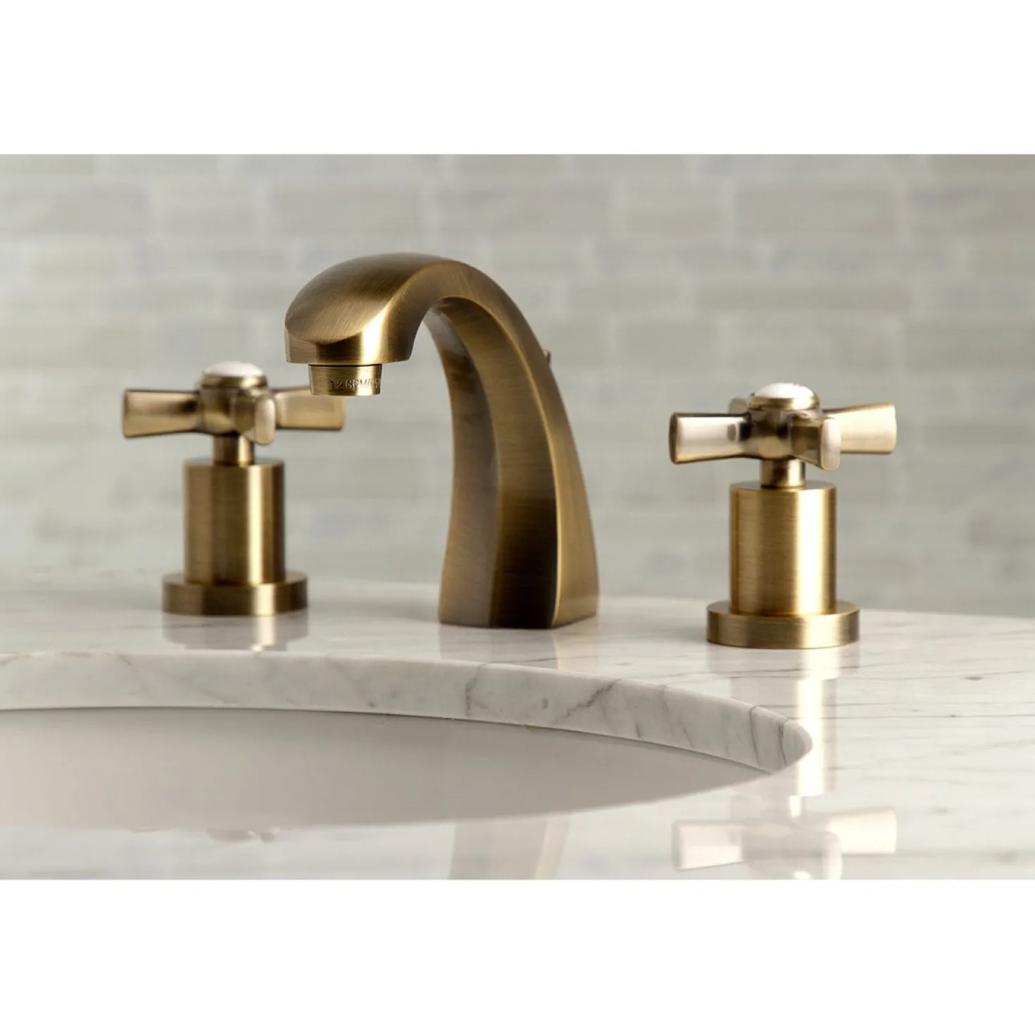 Kingston Brass Millennium 2-Handle 8" Widespread Bathroom Faucet