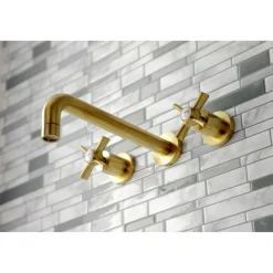 Kingston Brass Millennium 2-Handle Wall Mount Roman Tub Faucet