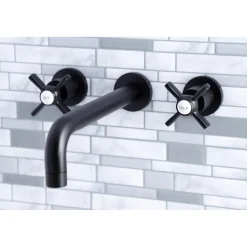 Kingston Brass Millennium 2-Handle Wall Mount Roman Tub Faucet