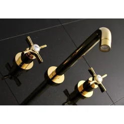 Kingston Brass Millennium 2-Handle Wall Mount Roman Tub Faucet