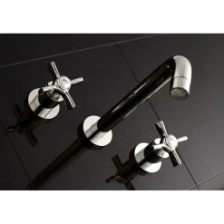 Kingston Brass Millennium 2-Handle Wall Mount Roman Tub Faucet