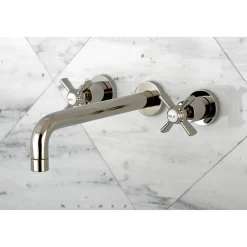 Kingston Brass Millennium 2-Handle Wall Mount Roman Tub Faucet