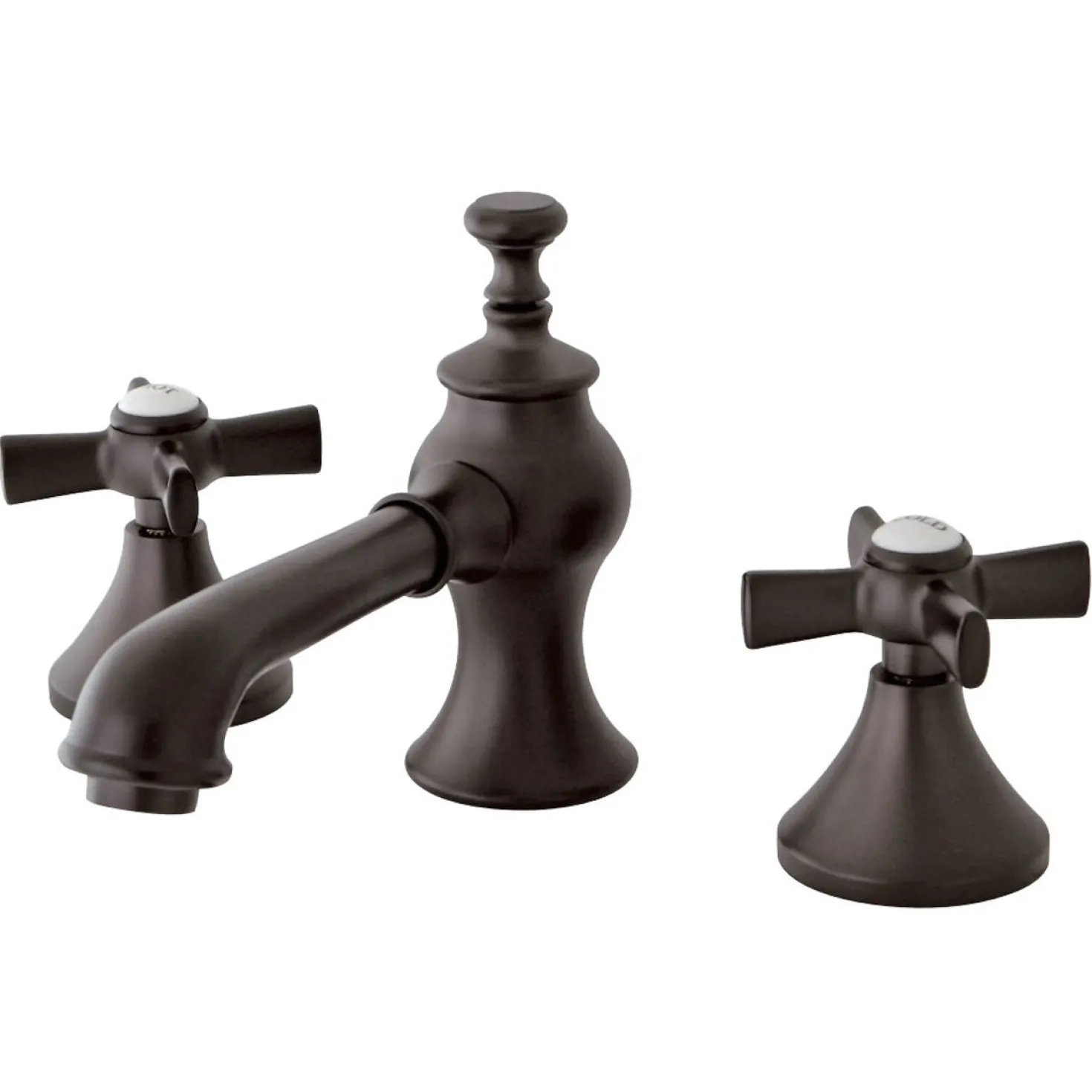 Kingston Brass Millennium 3-Hole 8" Widespread Bathroom Faucet