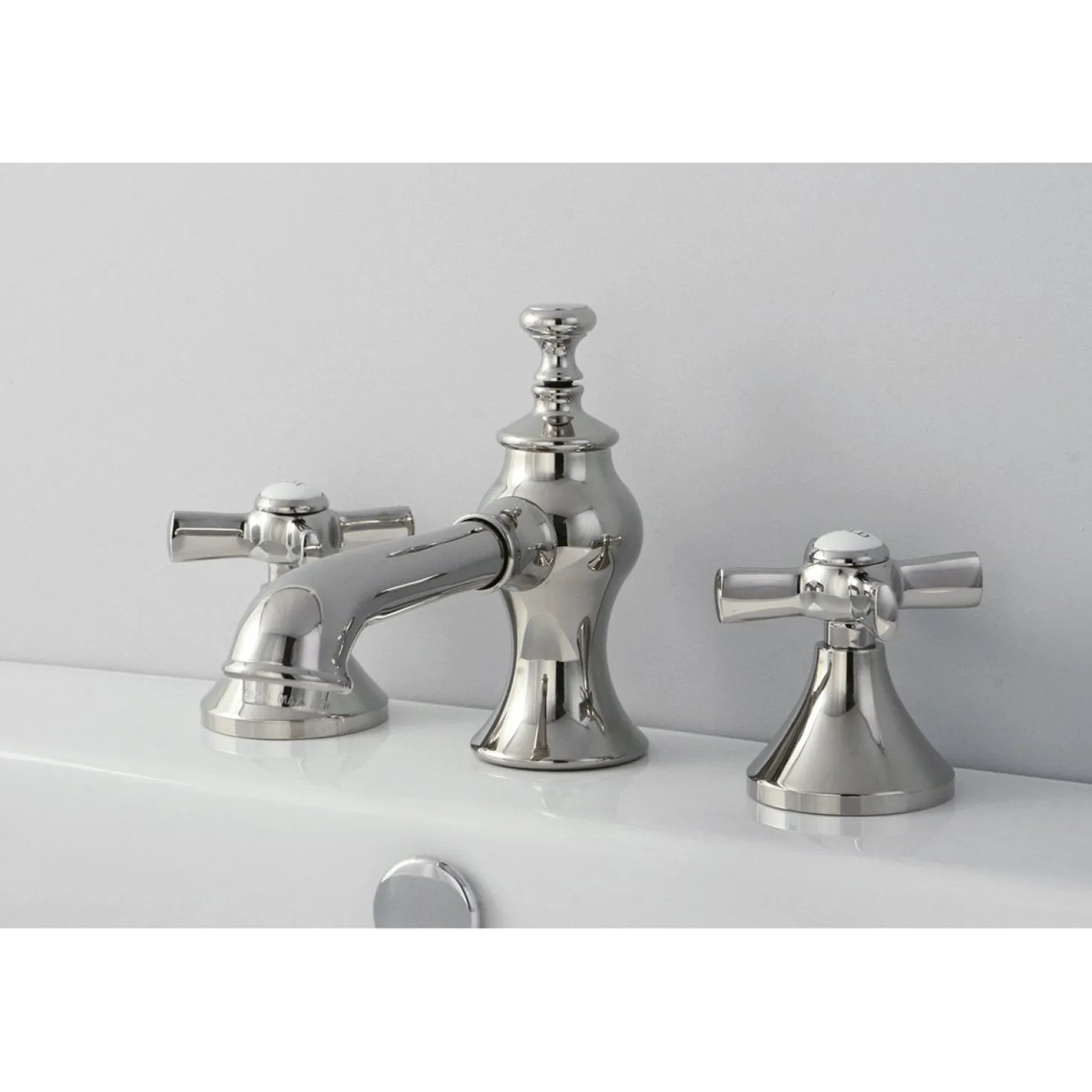 Kingston Brass Millennium 3-Hole 8" Widespread Bathroom Faucet
