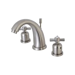 Kingston Brass Millennium 3-Hole 8-Inch Widespread Bathroom Faucet