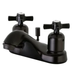 Kingston Brass Millennium 4-Inch Centerset Deck Mount Bathroom Faucet