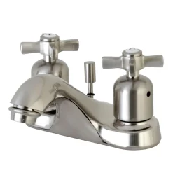Kingston Brass Millennium 4-Inch Centerset Deck Mount Bathroom Faucet