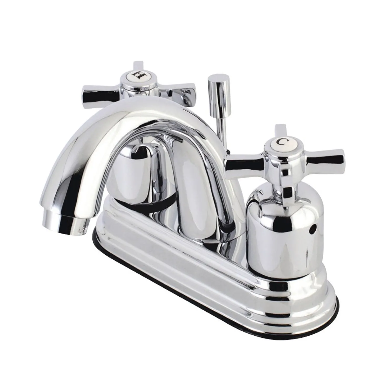 Kingston Brass Millennium 4-Inch Centerset 2-Handle Bathroom Faucet