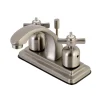 Kingston Brass Millennium 4-Inch Centerset Bathroom Faucet with Retail Pop-Up