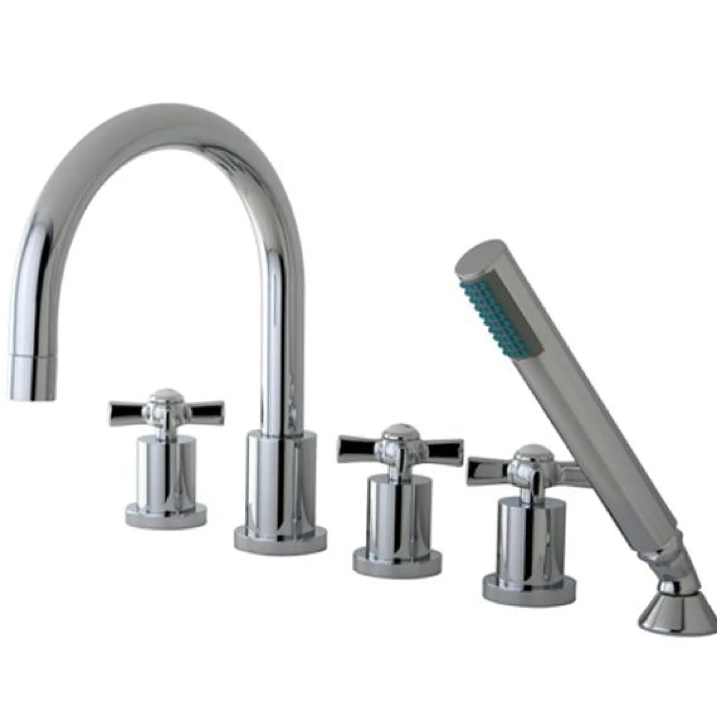 Kingston Brass Millennium 5-Piece Roman Tub Filler