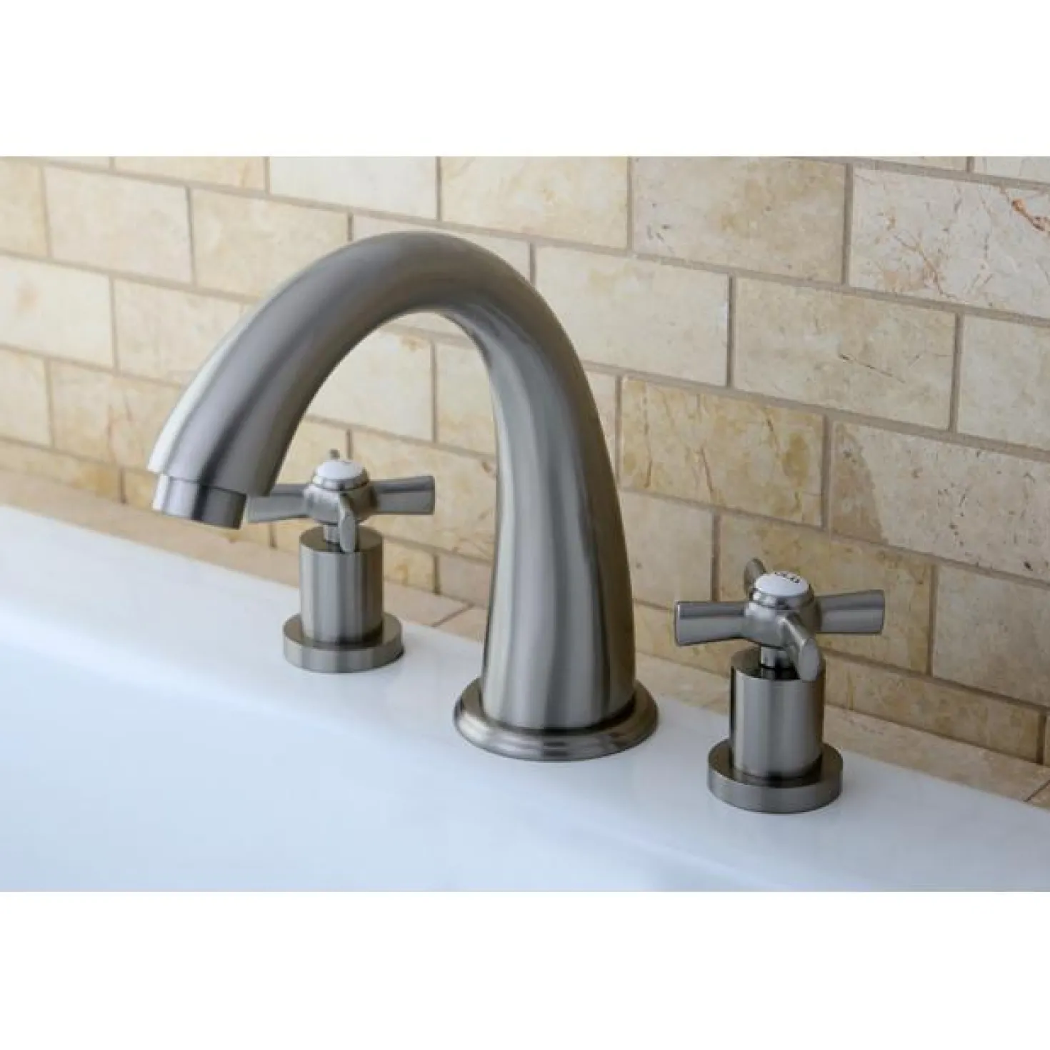 Kingston Brass Millennium Roman Solid Brass Tub Filler