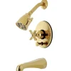Kingston Brass Millennium Tub/Shower Faucet in Polished Brass