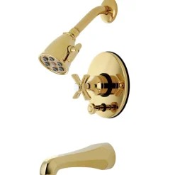 Kingston Brass Millennium Tub/Shower Faucet in Polished Brass