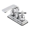 Kingston Brass Millennium Two-Handle 4-Inch Centerset Bathroom Faucet