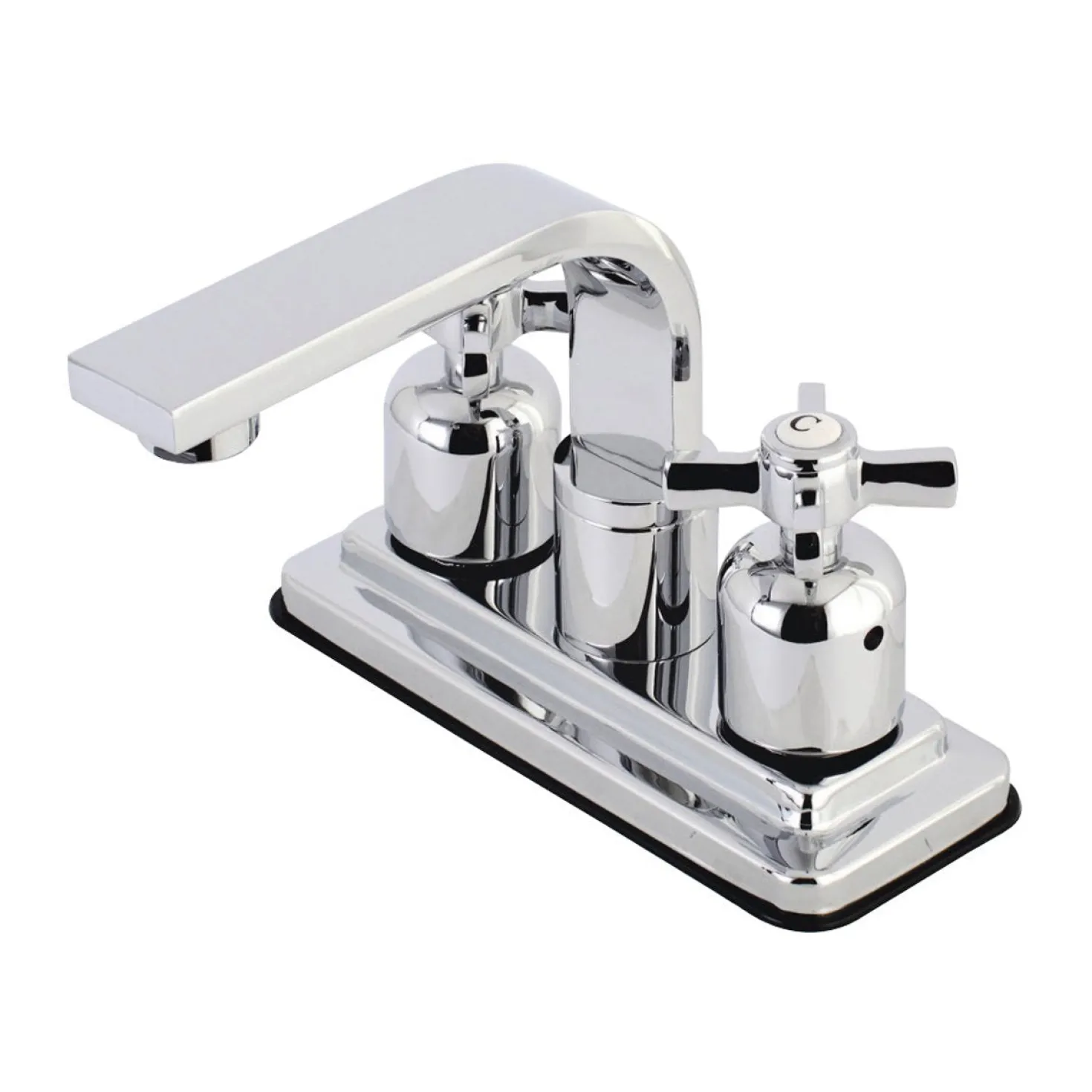 Kingston Brass Millennium Two-Handle 4-Inch Centerset Bathroom Faucet