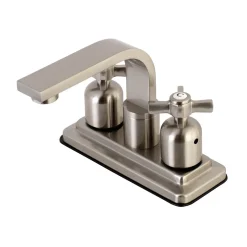 Kingston Brass Millennium Two-Handle 4-Inch Centerset Bathroom Faucet