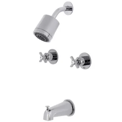 Kingston Brass Millennium Two-Handle Tub and Shower Faucet
