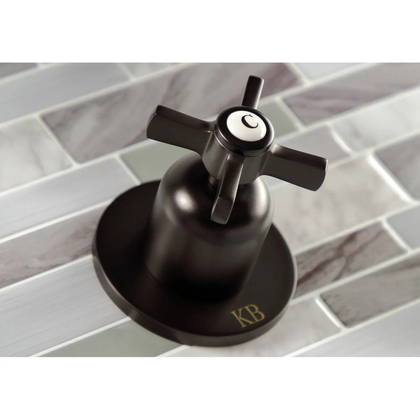Kingston Brass Millennium Two-Handle Tub and Shower Faucet