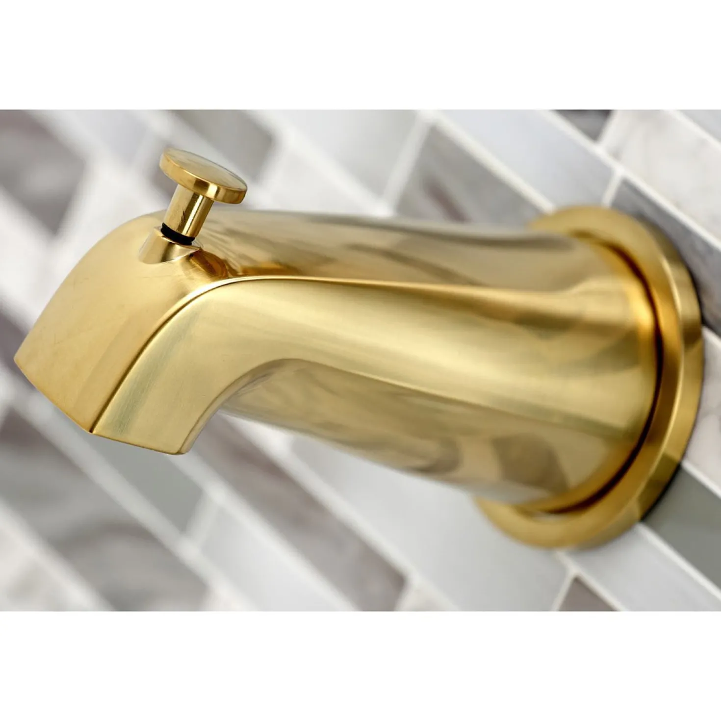 Kingston Brass Millennium Two-Handle Tub and Shower Faucet