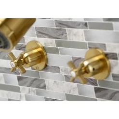 Kingston Brass Millennium Two-Handle Tub and Shower Faucet