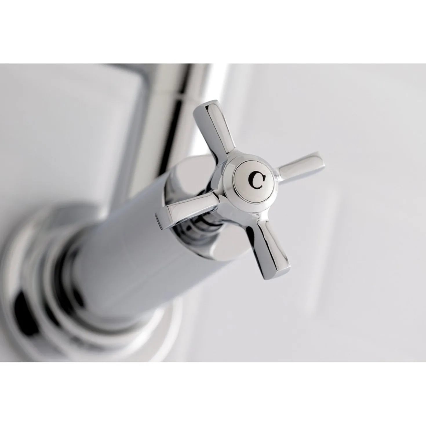 Kingston Brass Millennium Wall Mount Pot Filler Kitchen Faucet