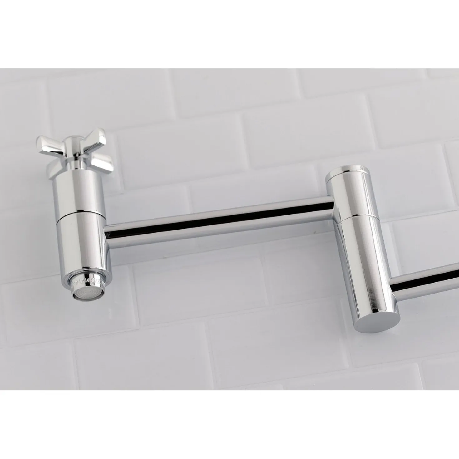 Kingston Brass Millennium Wall Mount Pot Filler Kitchen Faucet