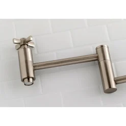 Kingston Brass Millennium Wall Mount Pot Filler Kitchen Faucet