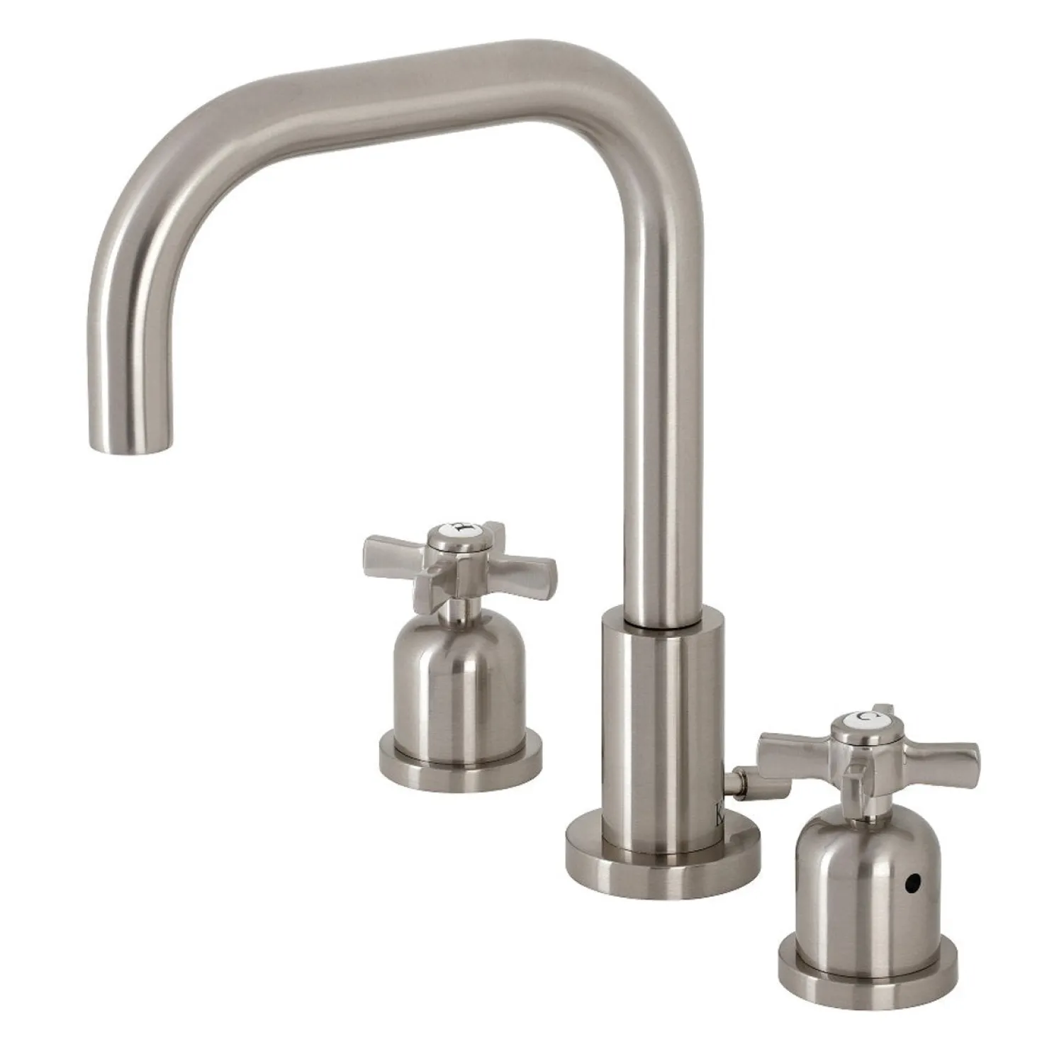 Kingston Brass Millennium Widespread Bathroom Faucet with Brass Pop-Up