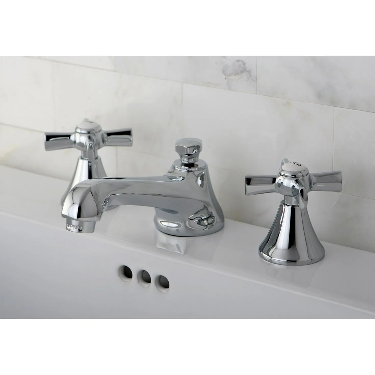 Kingston Brass Millennium 8" Widespread 3-Hole Bathroom Faucet