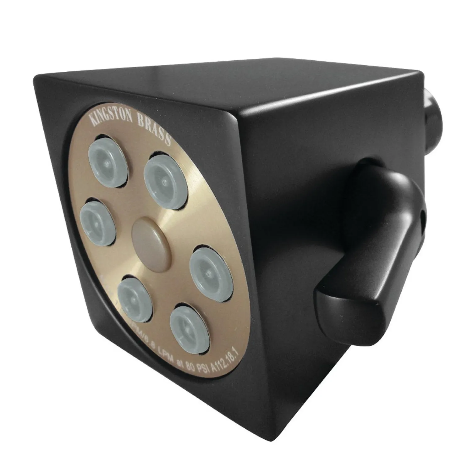 Kingston Brass Monarch 2.8" Brass Square Shower Head