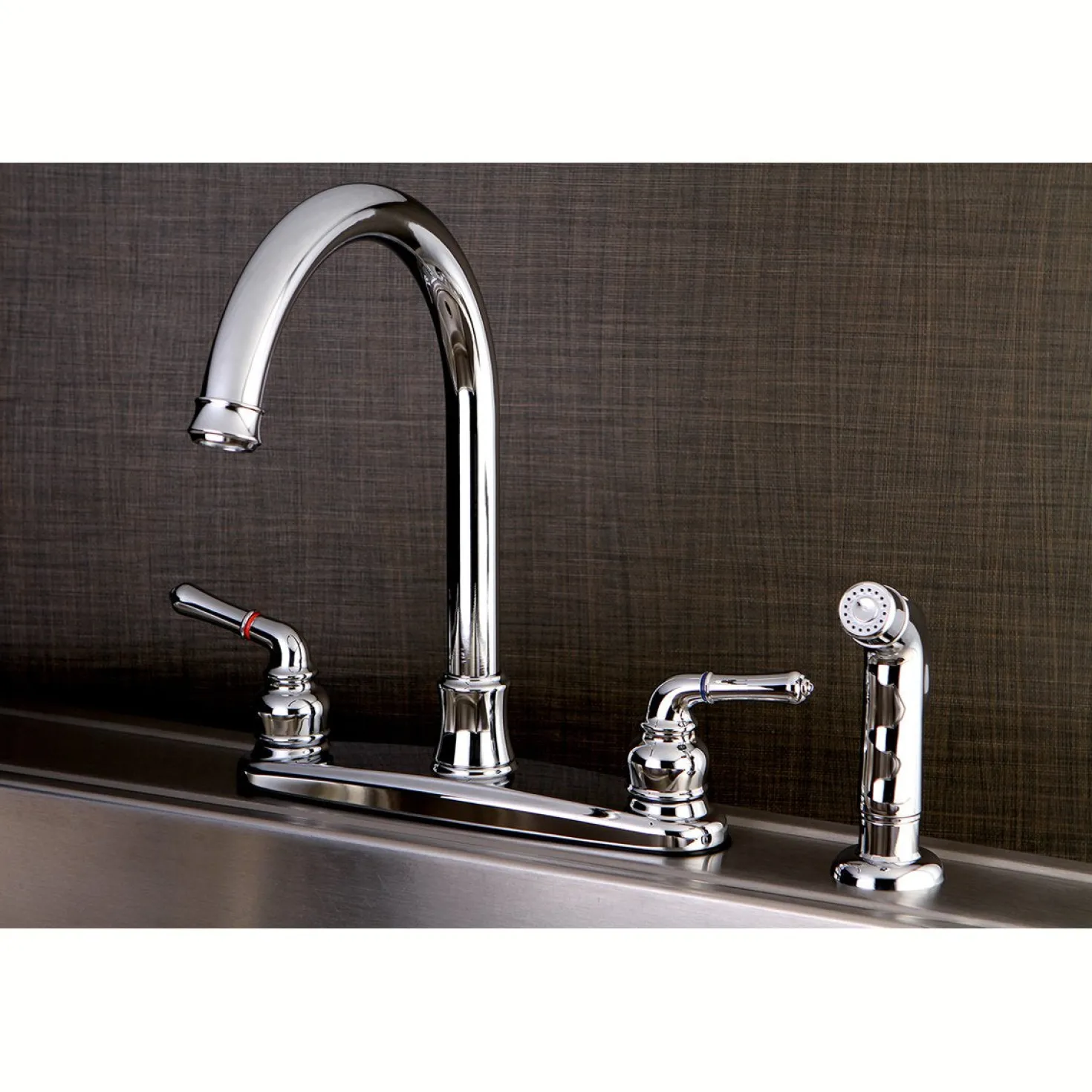 Kingston Brass Naples Centerset Kitchen Faucet