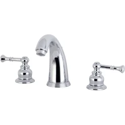 Kingston Brass Naples Deck Mount Widespread Bathroom Faucet