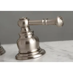 Kingston Brass Naples Deck Mount Widespread Bathroom Faucet