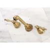 Kingston Brass Naples 2-Handle Wall Mount Roman Tub Faucet