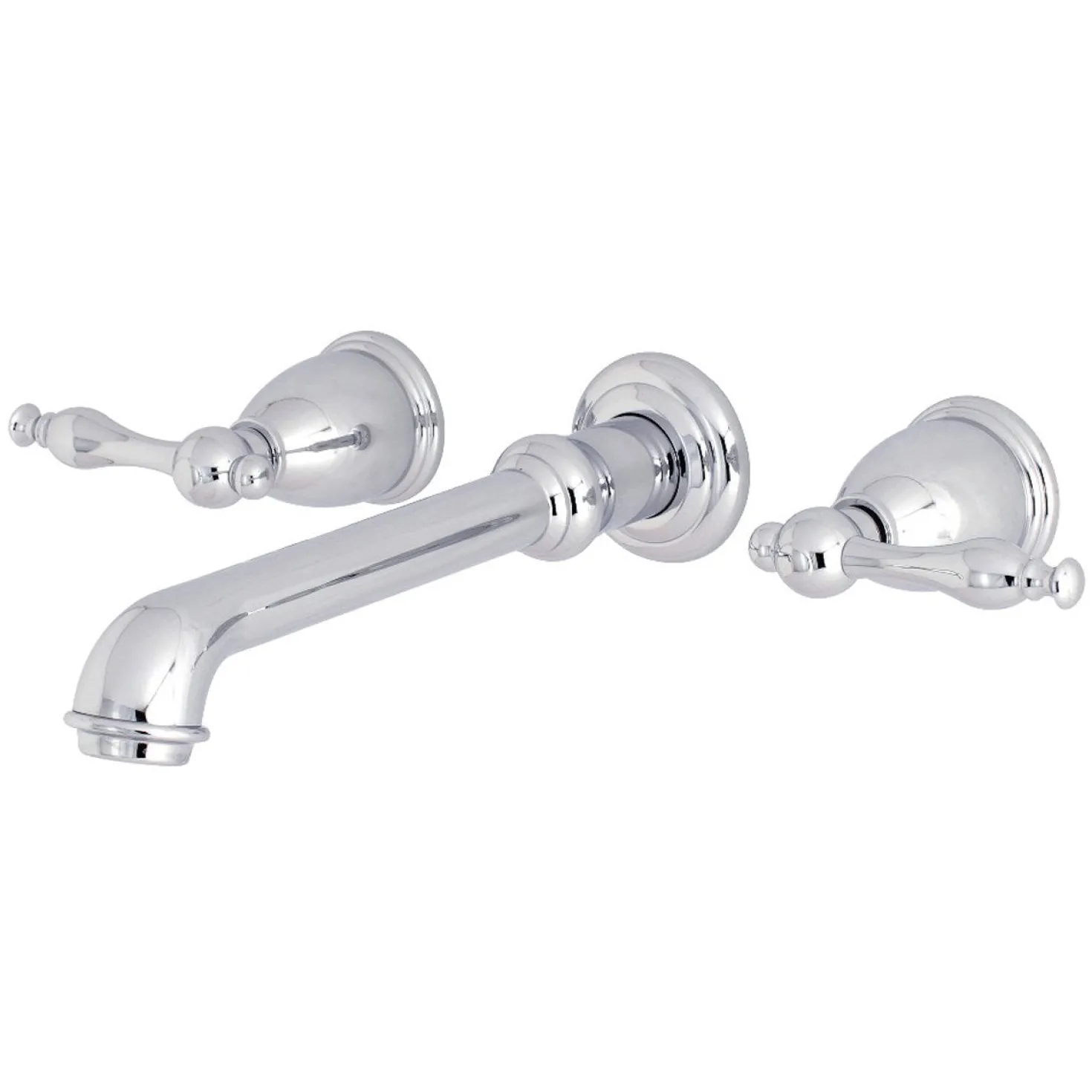 Kingston Brass Naples 2-Handle Wall Mount Roman Tub Faucet