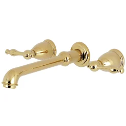 Kingston Brass Naples 2-Handle Wall Mount Roman Tub Faucet