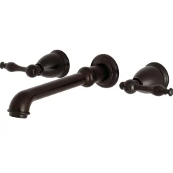Kingston Brass Naples 2-Handle Wall Mount Roman Tub Faucet