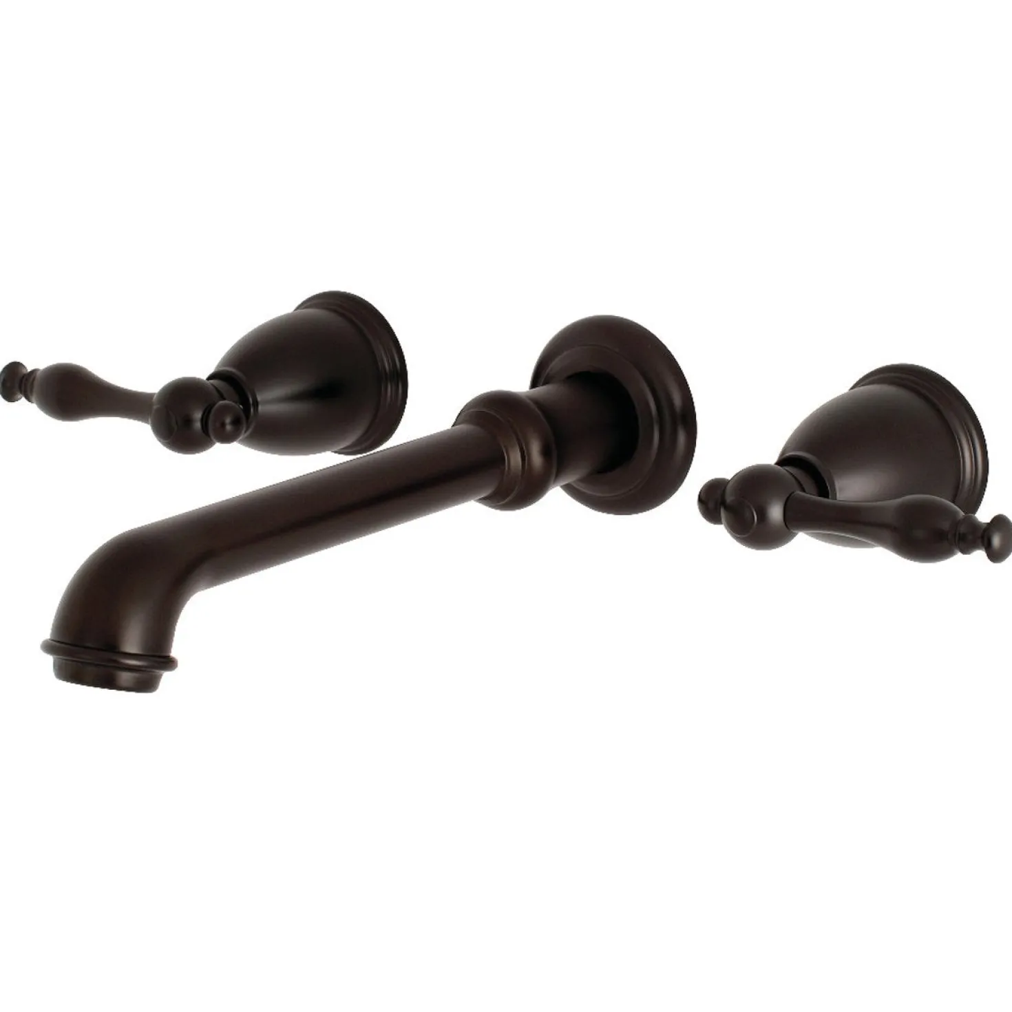 Kingston Brass Naples 2-Handle Wall Mount Roman Tub Faucet