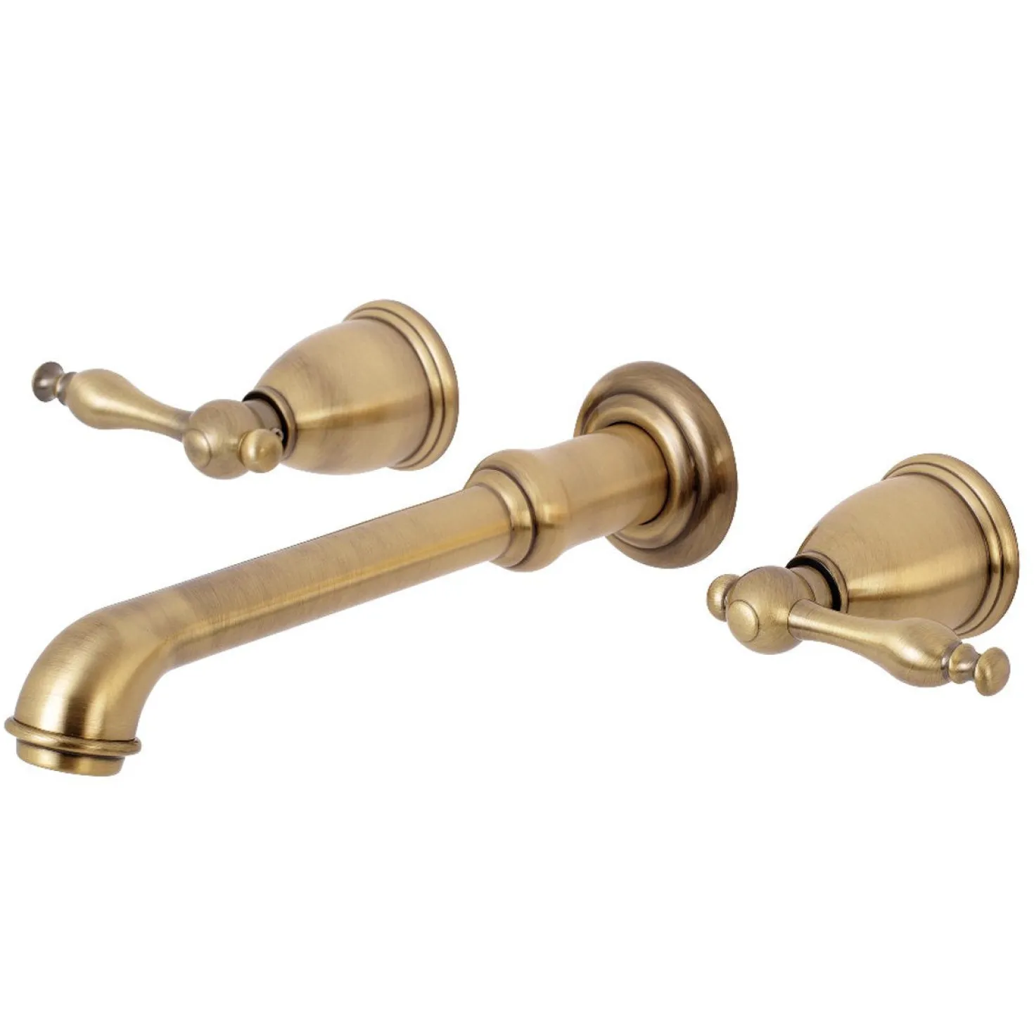 Kingston Brass Naples 2-Handle Wall Mount Roman Tub Faucet