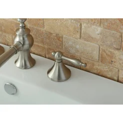 Kingston Brass Naples 8-Inch Widespread Bathroom Faucet