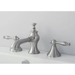 Kingston Brass Naples 8-Inch Widespread Bathroom Faucet