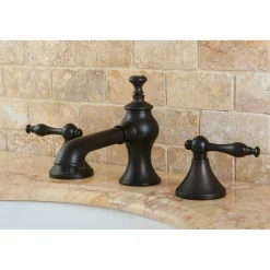 Kingston Brass Naples 8-Inch Widespread Bathroom Faucet