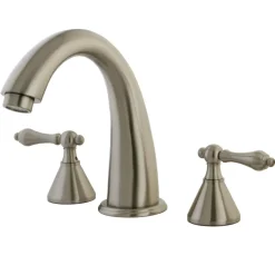 Kingston Brass Naples Solid Brass Roman Tub Filler with Two Handle