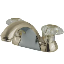 Kingston Brass Naples Two Handle 4" Centerset Lavatory Faucet