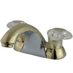 Kingston Brass Naples Two Handle 4" Centerset Lavatory Faucet