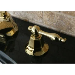 Kingston Brass Naples Two Handle Deck Mount Three Hole 8