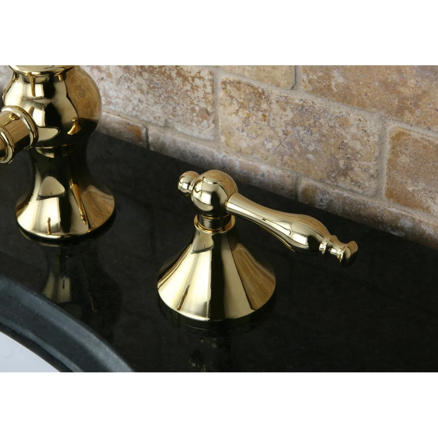 Kingston Brass Naples 8" Widespread Bathroom Faucet